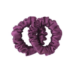 mini hairy tale hairwear scrunchie violet nymph